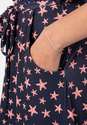 Pat Starfish Print Dress