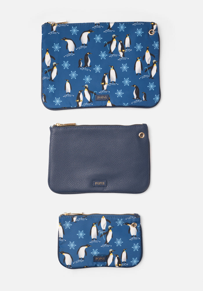 3 Piece Penguin Print Multi Use Bags