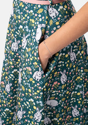 Petunia Bunny Print Dress