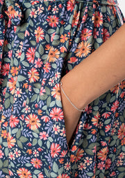 Phillippa Autumn Ditsy Floral Print Midi Dress