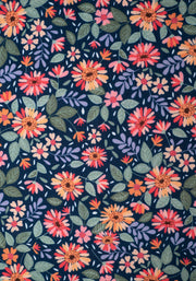 Phillippa Autumn Ditsy Floral Print Midi Dress