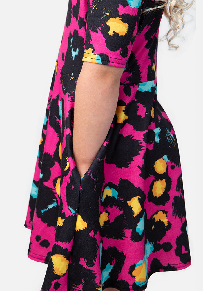 Amina Children's Animal Print Dress