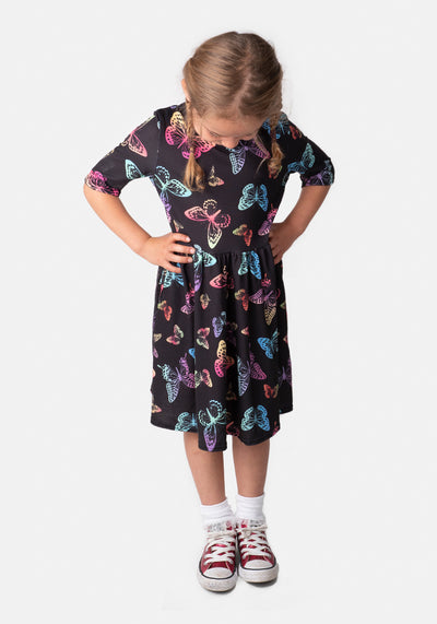 Admiral Children's Butterfly Print Dress