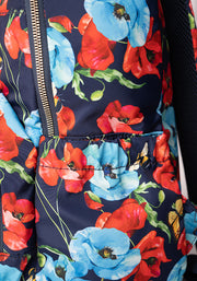 Poppy Print Rucksack