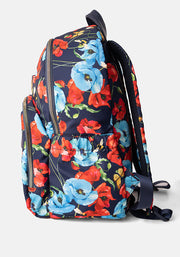 Poppy Print Rucksack