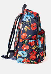 Poppy Print Rucksack