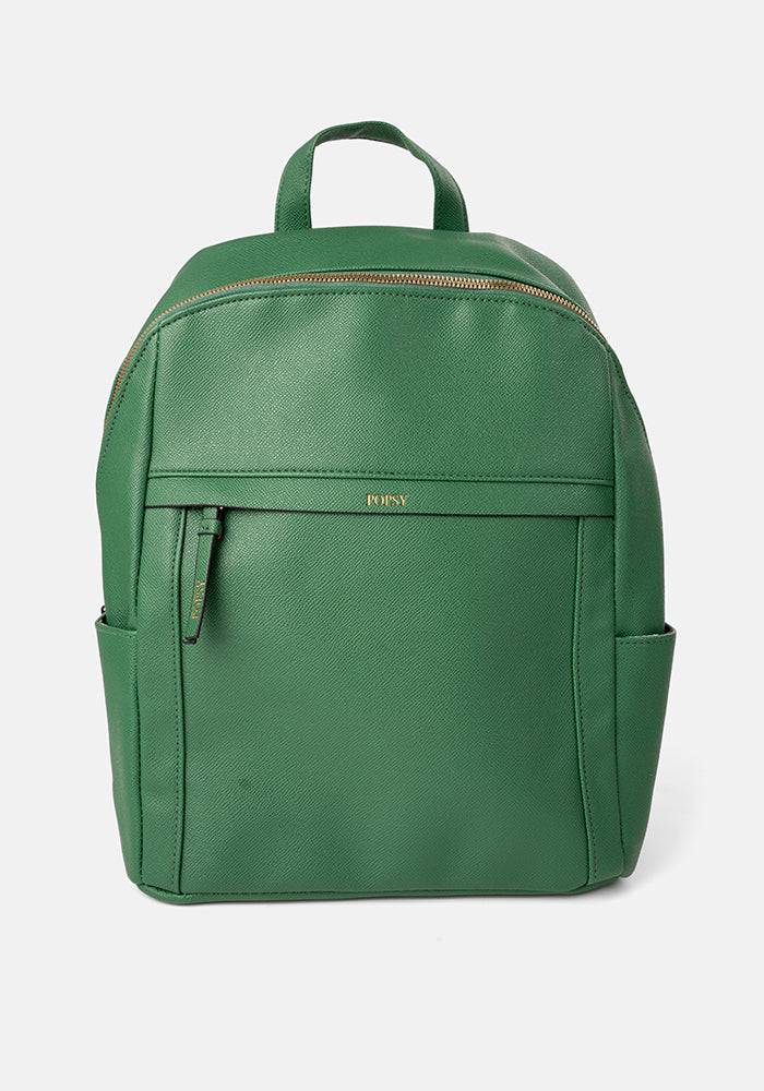 Front view of Green Premium Rucksack