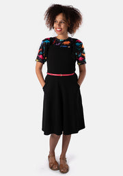 Prisha Black Pinafore