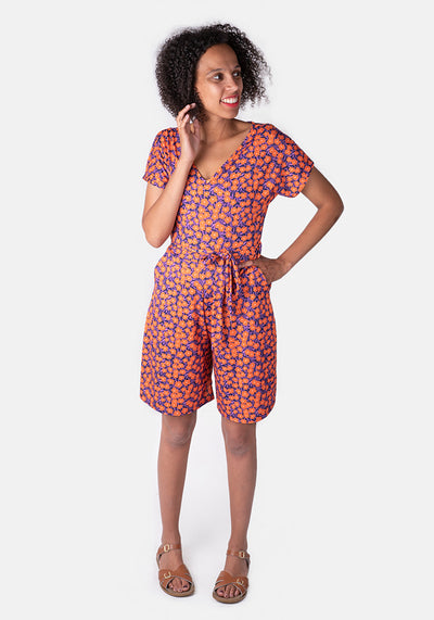 Florence Floral Print Playsuit