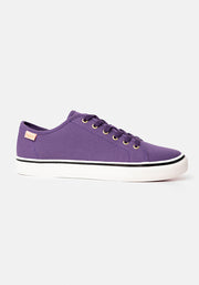 Purple Canvas Pumps