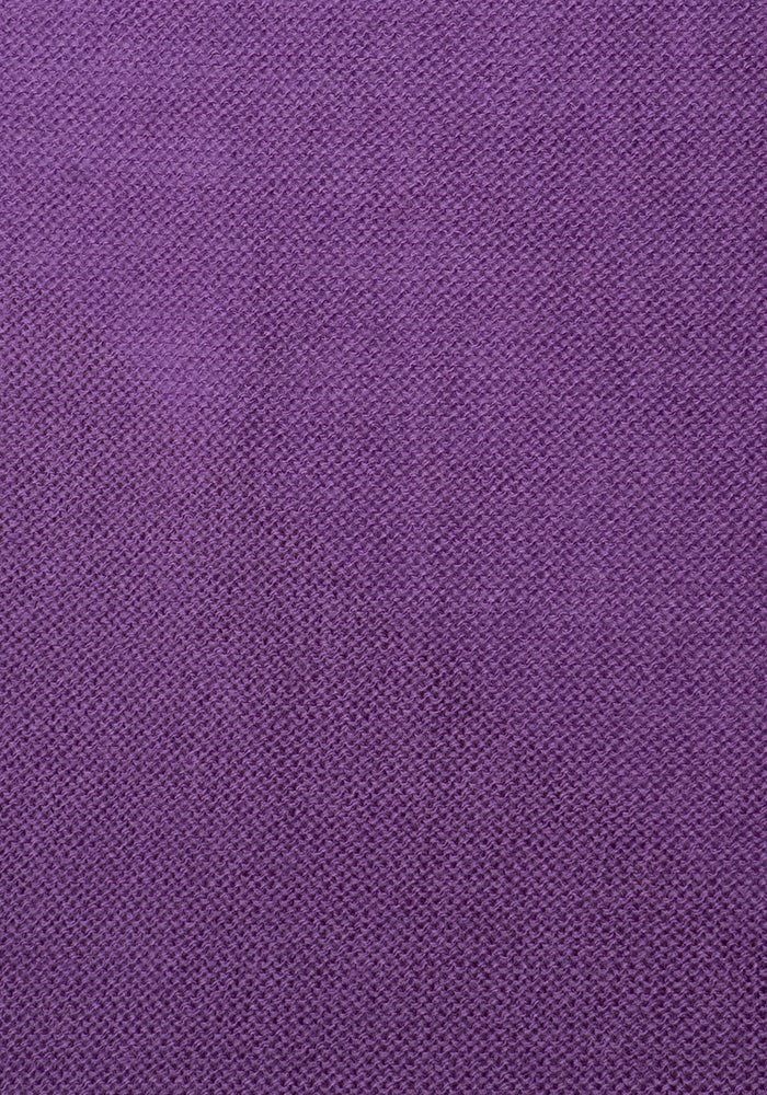 Purple Sleeveless Cardigan