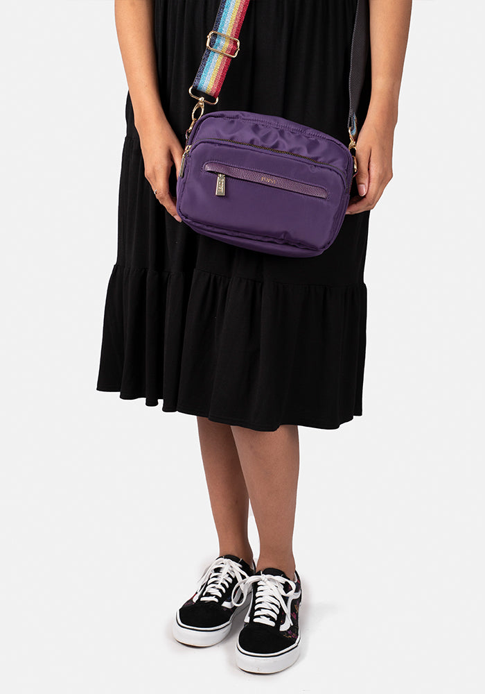 Purple Cross Body Bag