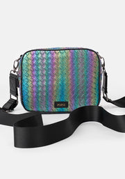 Rainbow Metallic Camera Bag