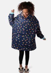 Popsy Pop-On Oversize Rainbow Print Hoodie