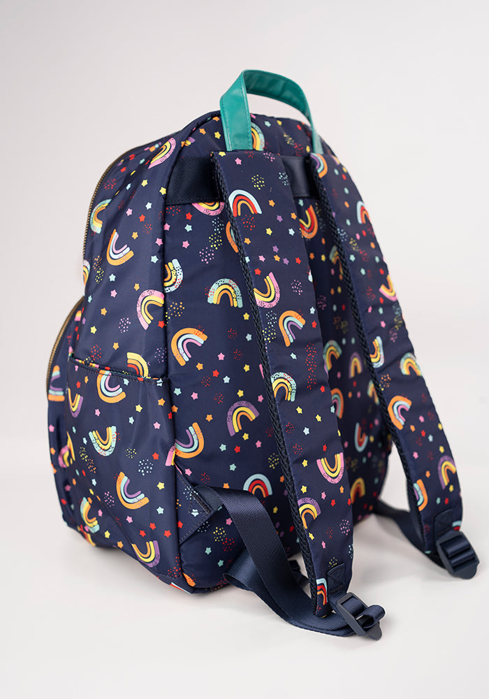 Navy Rainbow Rucksack