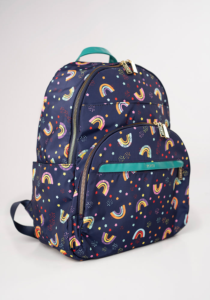 Navy Rainbow Rucksack