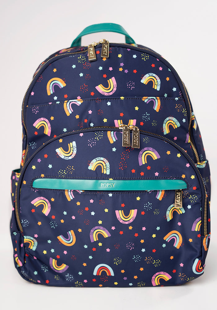 Navy Rainbow Rucksack