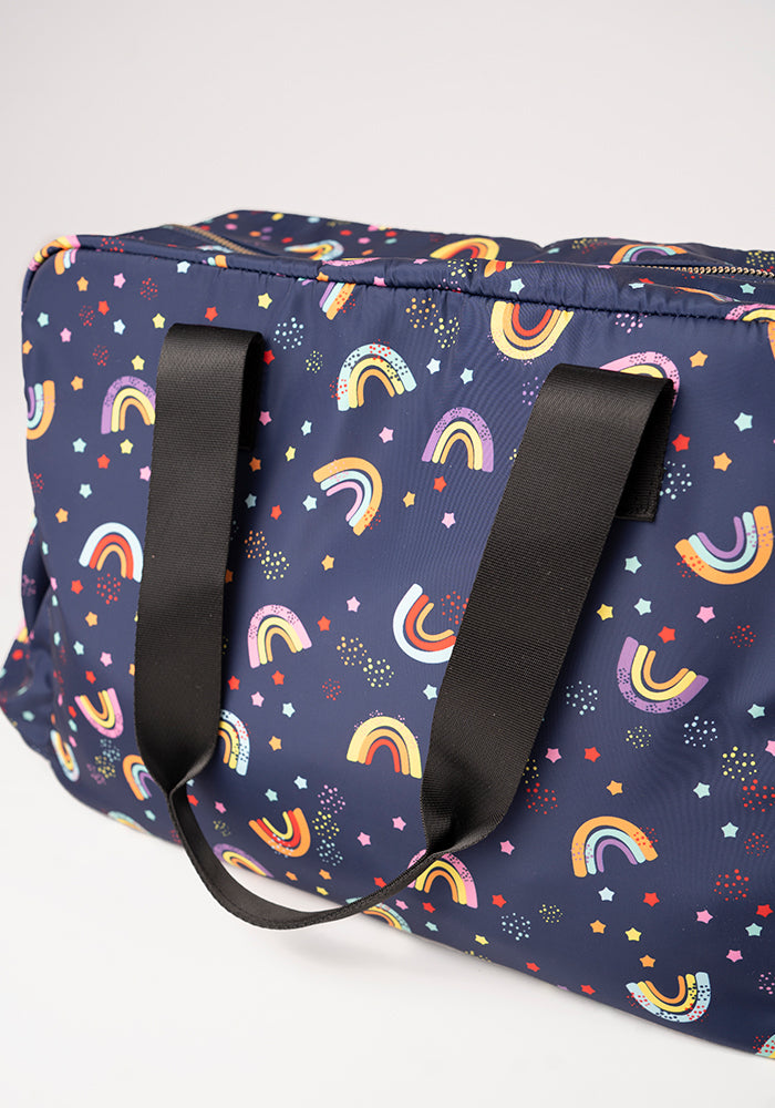 Rainbow Print Weekend Bag