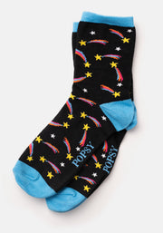 3 Pack Dog, Rainbow Star & Stripe Knit Socks