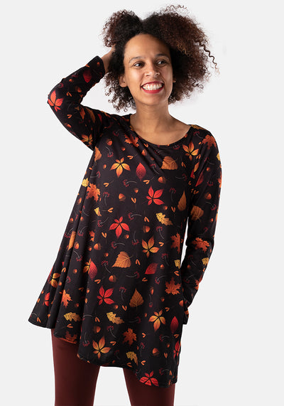 Raya Autumn Fall Print Tunic