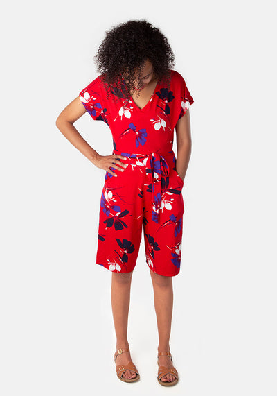 Saphire Floral Playsuit