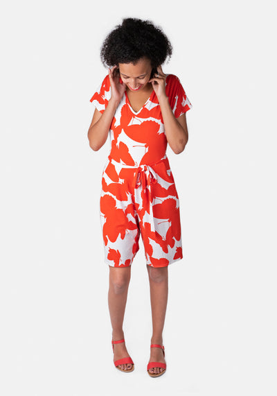 Keeley Butterfly Print Playsuit