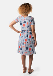 Renee Paris Print Dress