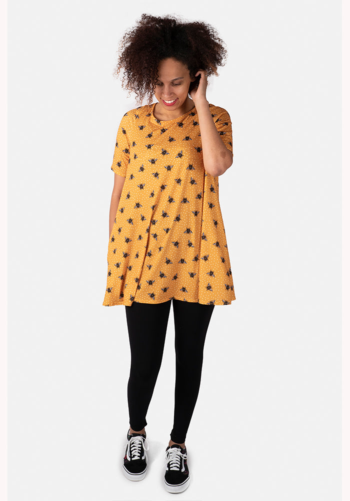 Fourth angle of Black Popsy Longpops - Comfortable &amp; Versatile Layering Essential