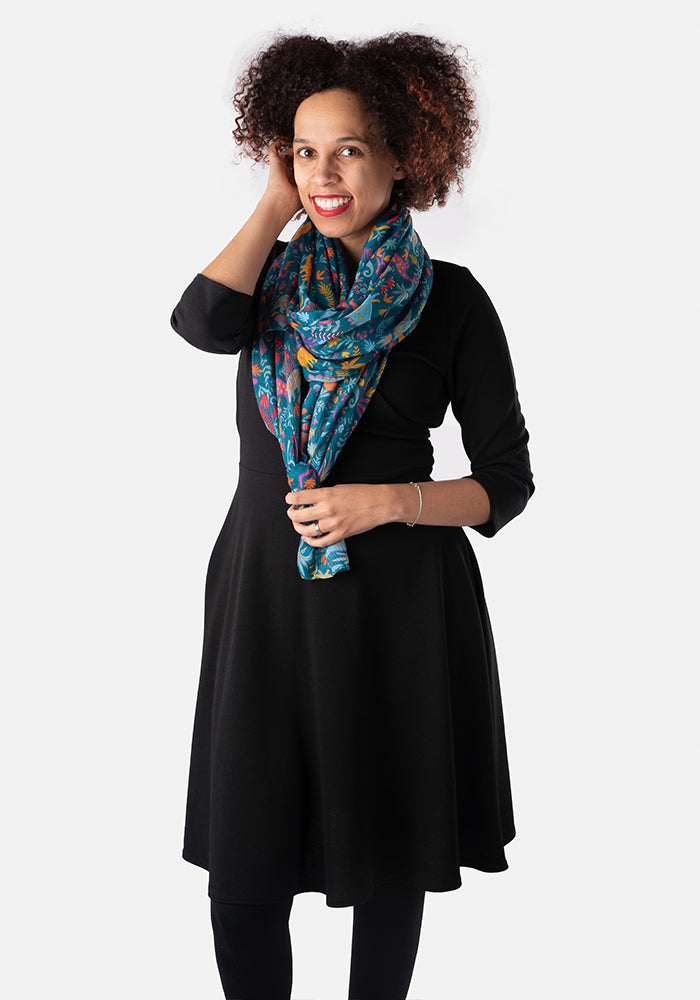 Dinosaur Print Scarf