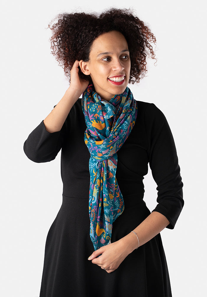 Dinosaur Print Scarf
