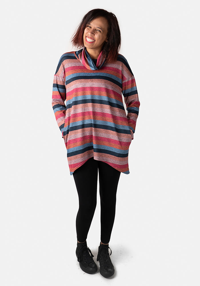Third angle of Black Popsy Longpops - Comfortable &amp; Versatile Layering Essential