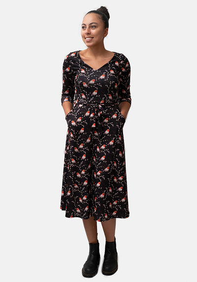 Scarlett Robin Print Midi Dress