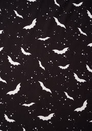 Shadow Flying Bat Print Dress