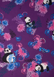 Shanae Playful Pandas Print Dress