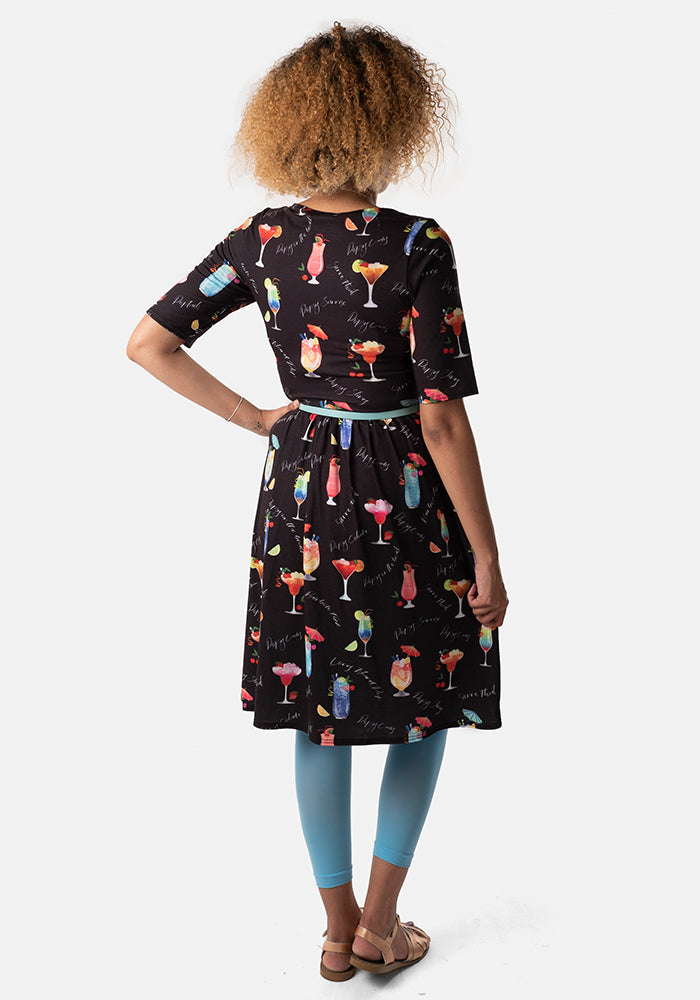 Sienne Cocktail Print Dress