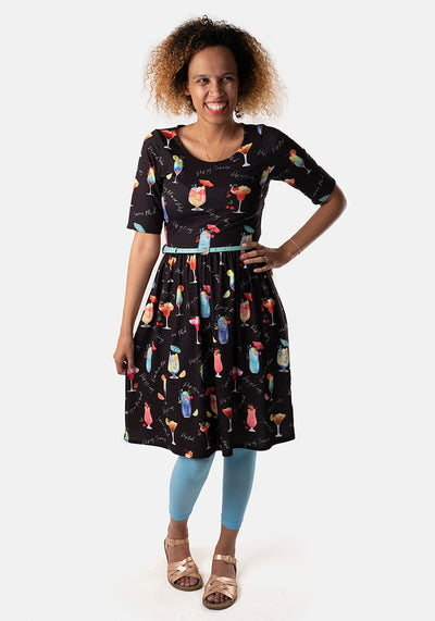 Sienne Cocktail Print Dress