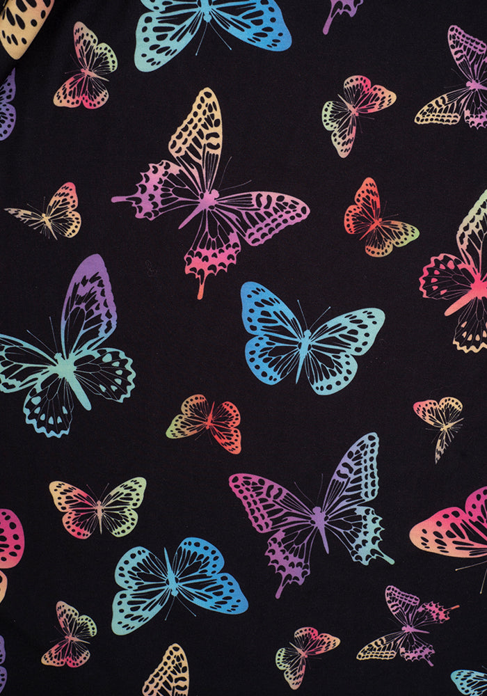 Sofia Multi Coloured Butterfly Print Dress