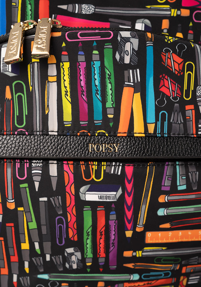Stationery Print Rucksack