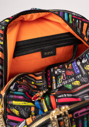 Stationery Print Rucksack