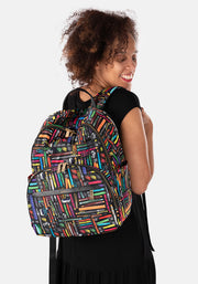 Stationery Print Rucksack