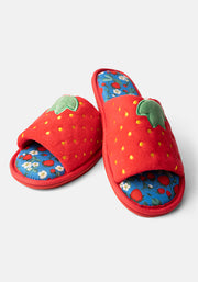 Strawberry Mule Slippers