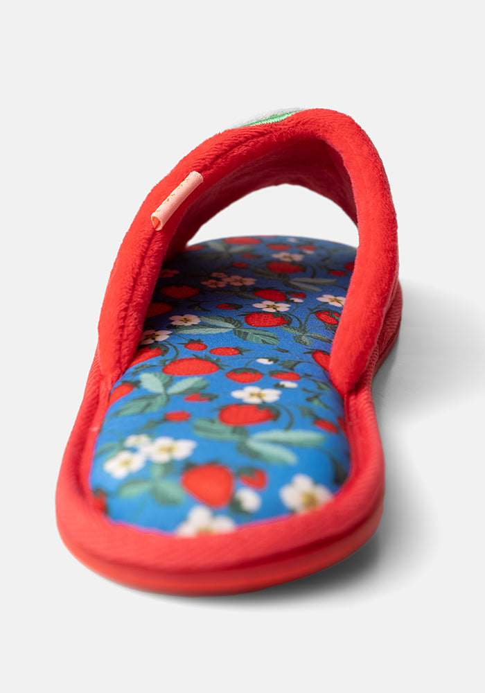 Strawberry Mule Slippers