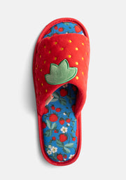 Strawberry Mule Slippers