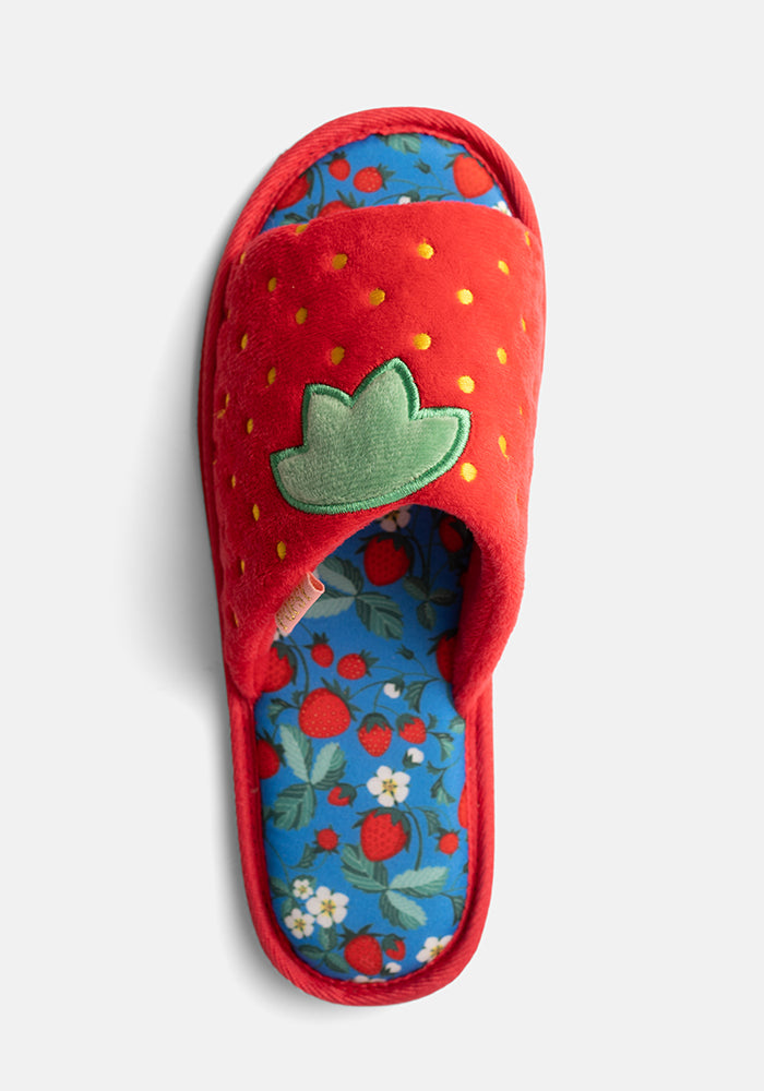 Strawberry Mule Slippers