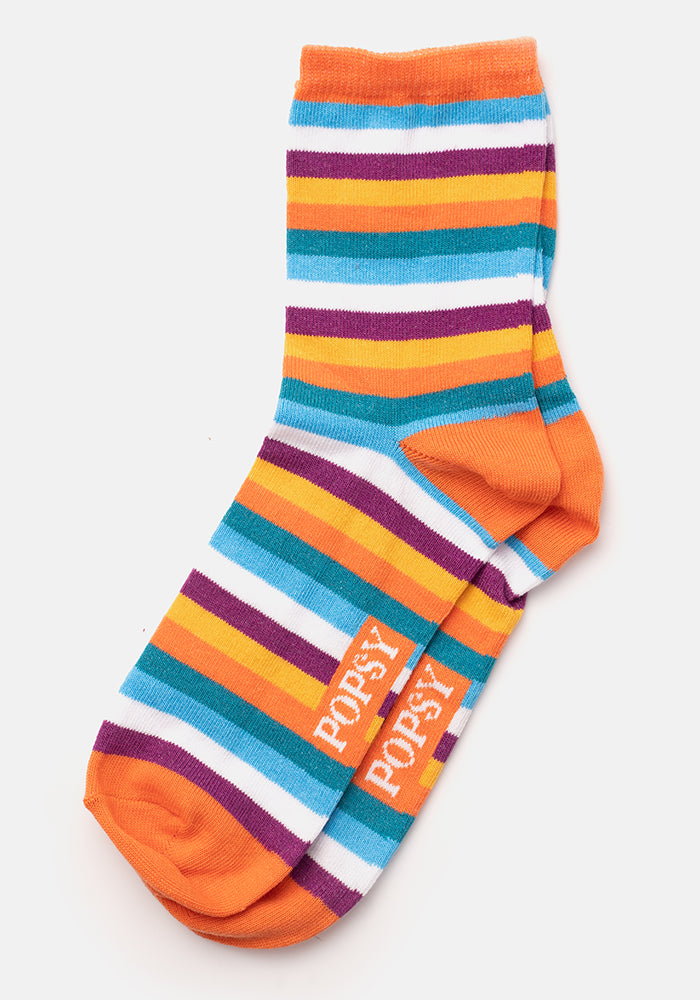 3 Pack Dog, Rainbow Star & Stripe Knit Socks