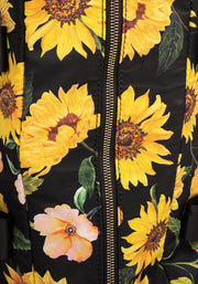 Sunflower Print Weekend Bag