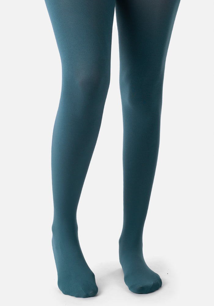 Front view of Premium 80 Denier Tights Denim