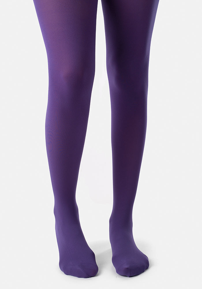 Front view of Premium 80 Denier Tights Petunia