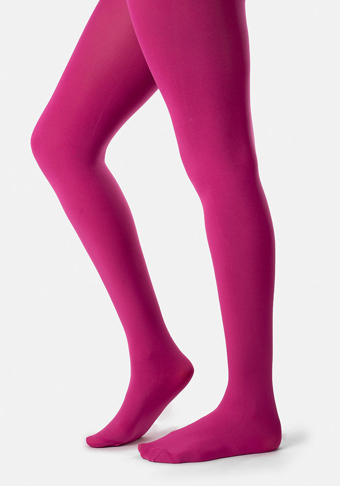 Second angle of Premium 80 Denier Tights Rose