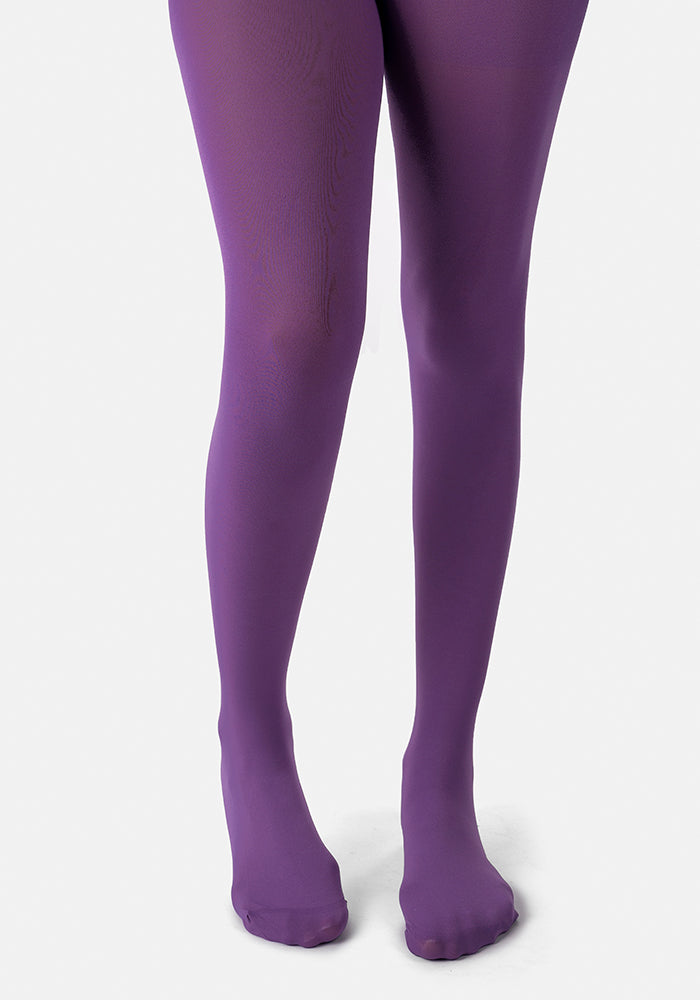 Front view of Premium 80 Denier Tights Sapphire
